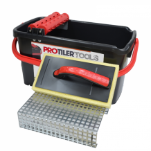 Pro Tiler Tools 2 Roller Washboy Set With Metal Grid 1400565370 K
